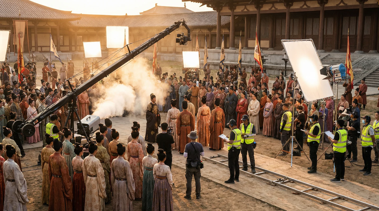 91古装大片拍摄现场幕后花絮