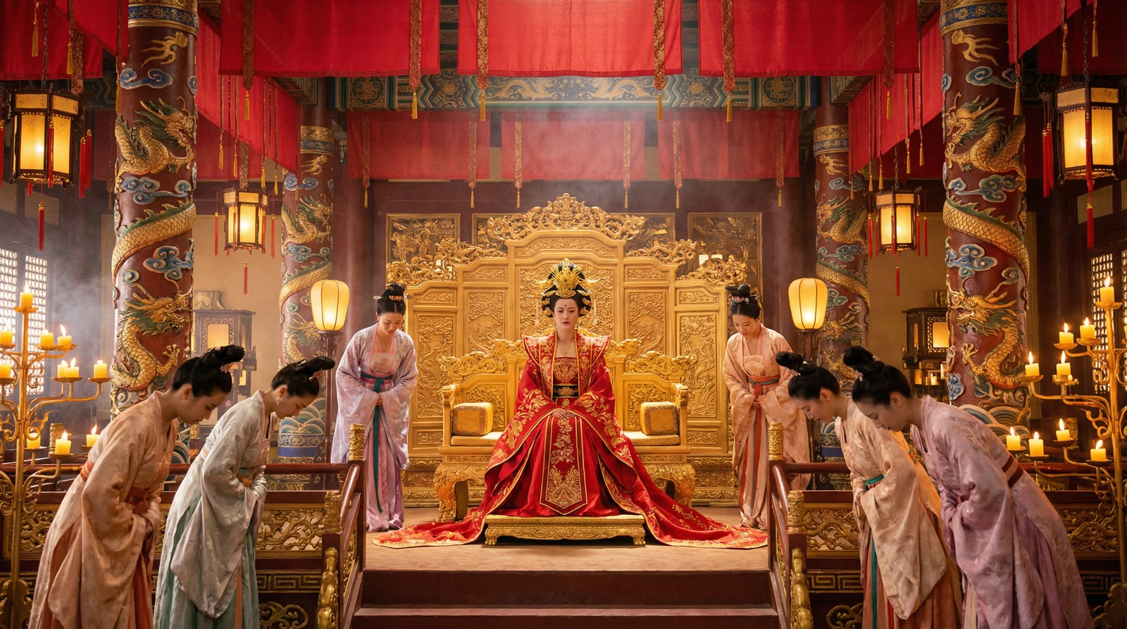 91国产视频栏目古装宫廷大戏拍摄现场